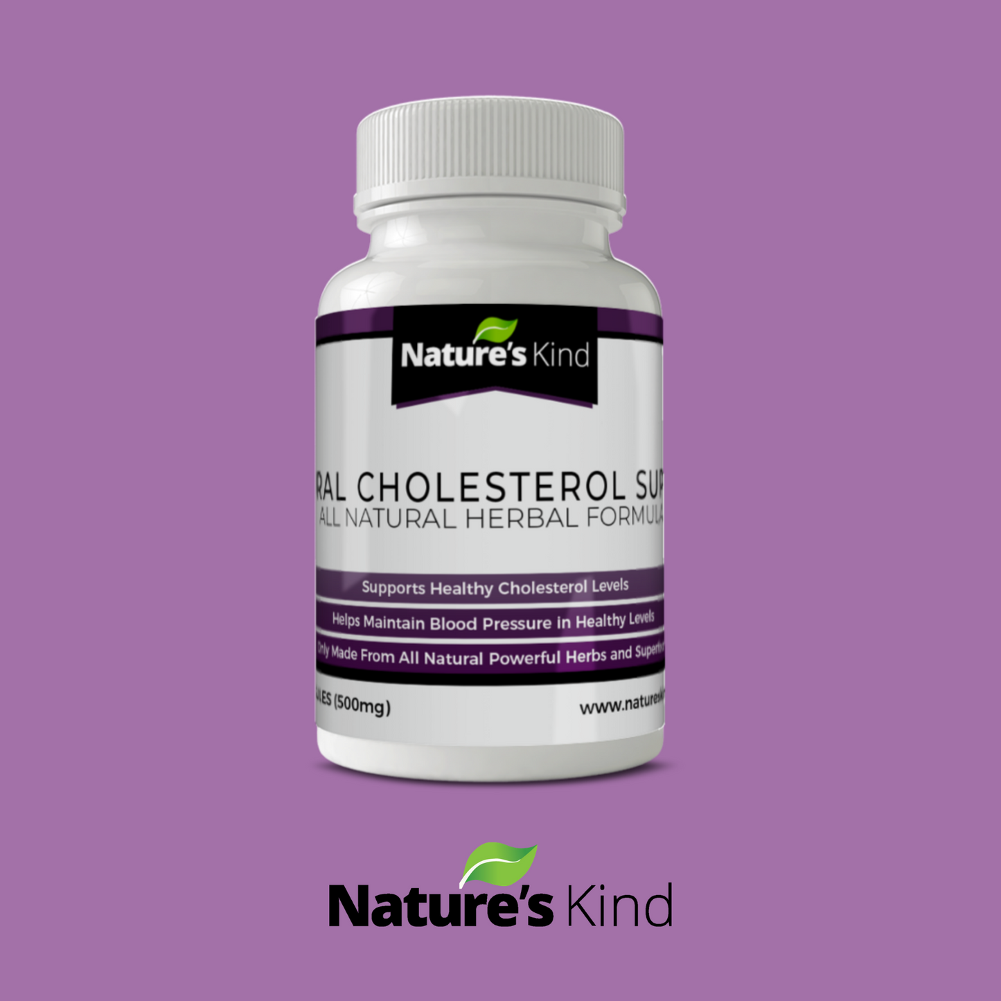 Cholesterol Support Supplement - with 6 Best HERBS for Heart Support