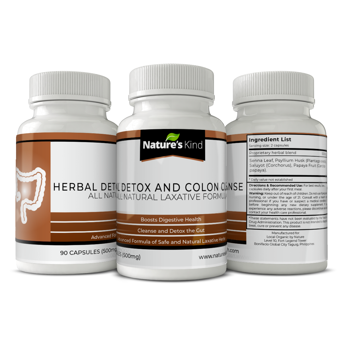 Colon Cleanse Herbal Detox - Safe, Effective and All Natural