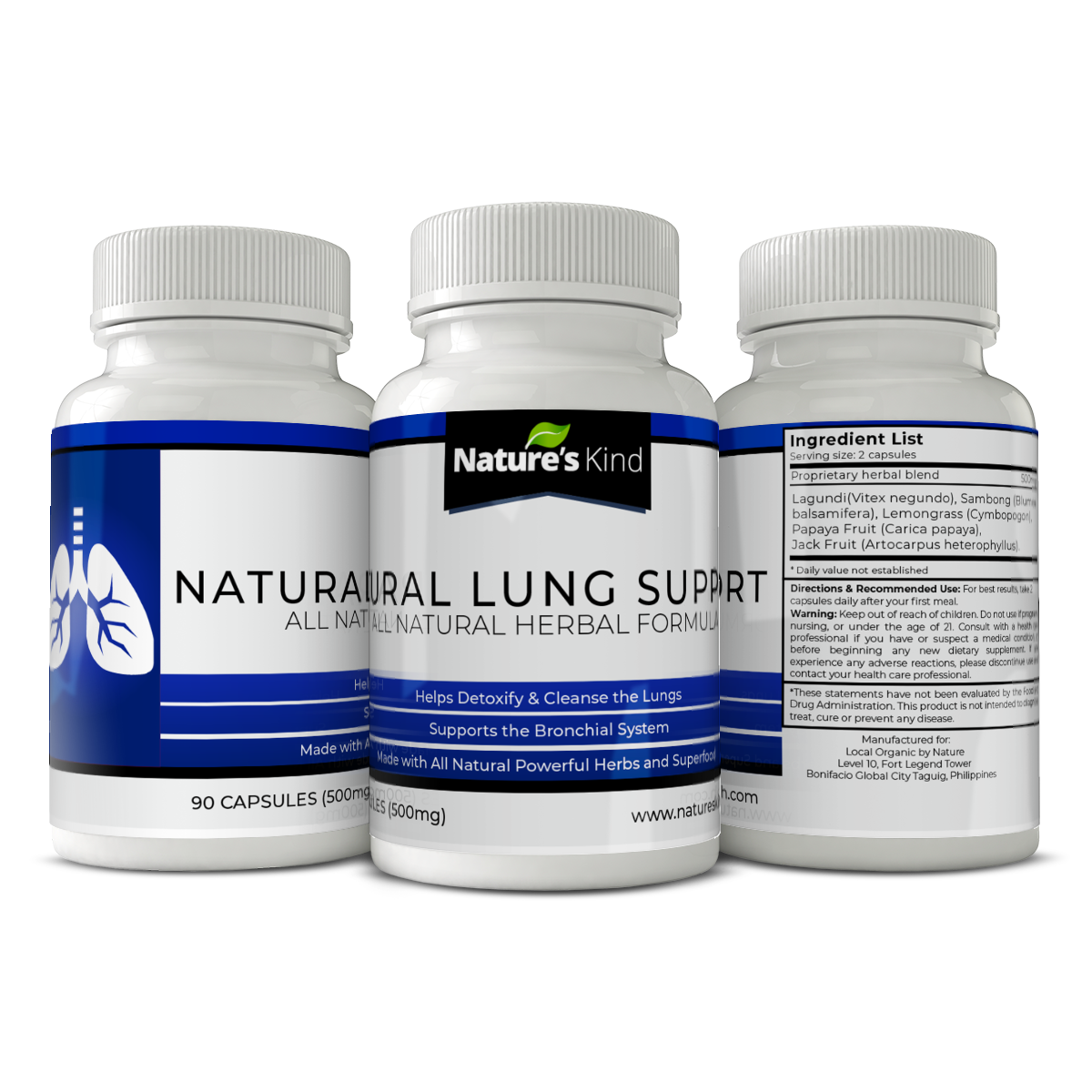 Natural Lung Support - with HERBS for Bronchial Wellness & Clearer Breathing